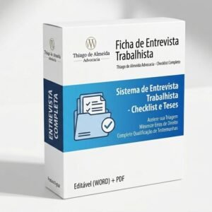 Modelo de Entrevista Trabalhista